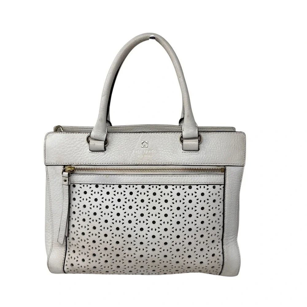 Kate spade perri‎ Lane white cut out bag shouder bag